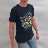 Camiseta Cubo - Neon