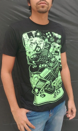 Camiseta - CONTROLES NEON