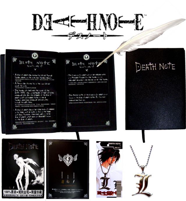 Kit Death Note Comum por R$120,00