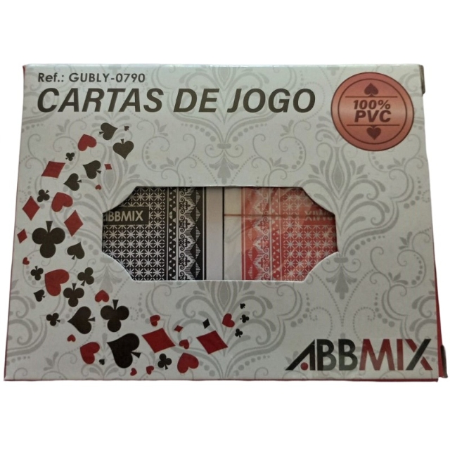 Baralho Marcado Adivinhe as Cartas Plstico - Par 2 und