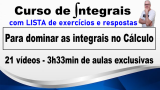 Curso Integrais enviado somente por E-MAIL 