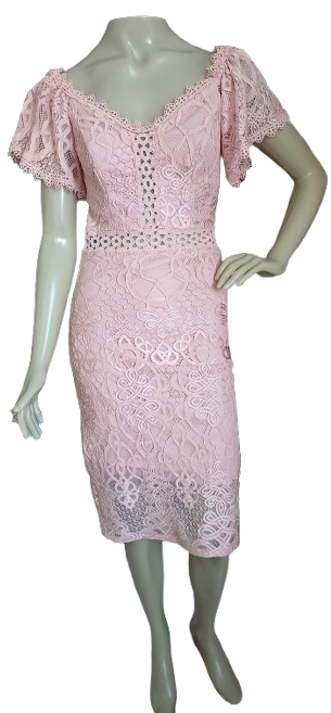 VESTIDO DOCE MARIA - TAM=P - BUSTO=88 - CINTURA=70 - QUADRIL=90 - COMPR=106 (ref. 13835)
