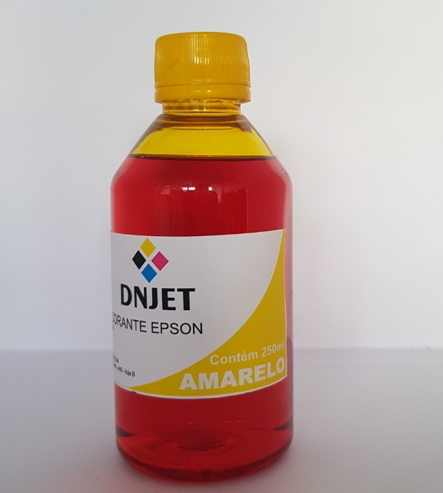 Tinta Corante DN JET Epson 250ML Amarelo