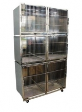 Canil de Ao Inox 304 (06 lugares)