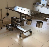 Mesa Cir�rgica Calha Pantogr�fica Standard Totalmente Inox 01 Motor S/ Suporte de Odonto