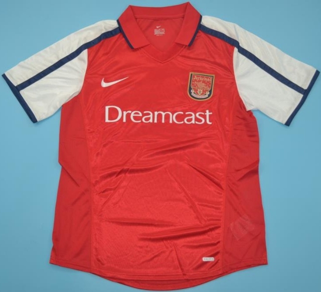 CAMISA RETRÔ ARSENAL (INGLATERRA) 2000 / 2002 - UNIFORME 1 por R
