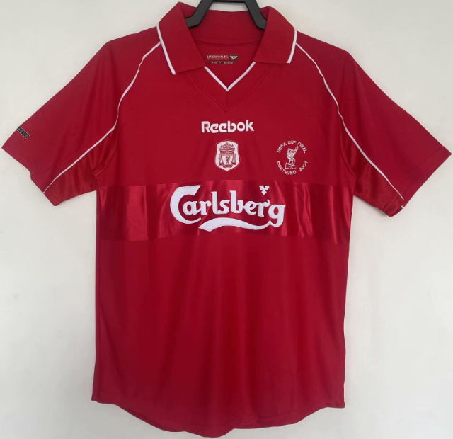 CAMISA RETRÔ LIVERPOOL (INGLATERRA) 2001 - FINAL COPA DA UEFA