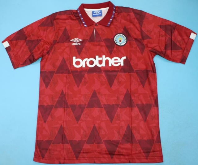 CAMISA RETRÔ MANCHESTER CITY (INGLATERRA) 1990 / 1992 - UNIFORME 2
