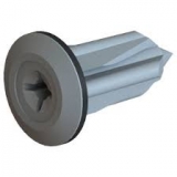 	10 Grampo Bucha 8mm Isolante Eletrico Painel Port