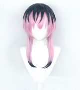 Peruca Wig Adulto Anime Cosplay Tquio Revengers Haitani Rindo Rosa e Azul Personagens