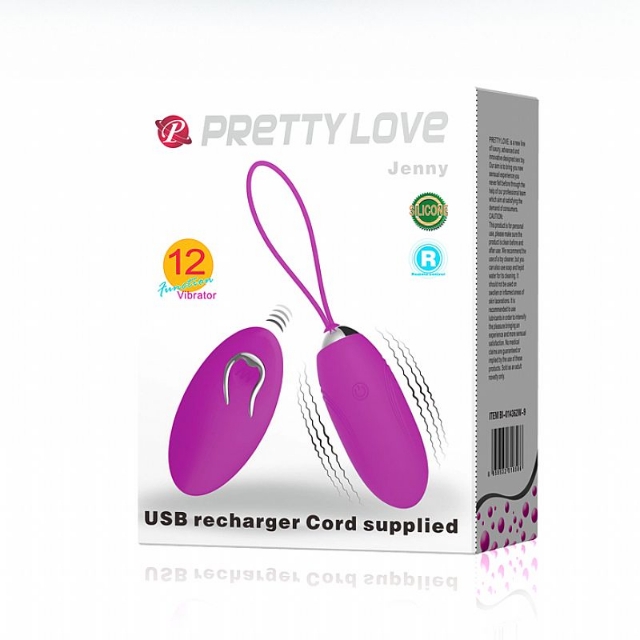 VIBRADOR BULLET JENNY PRETTY LOVE 12 VIBRO USB