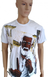 Camiseta Preto Velho Algodo
