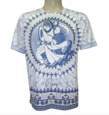 Camiseta Ogum Mandala Azulo
