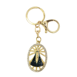 Chaveiro COD: 139 - Raios de Nossa Senhora Oval com Strass