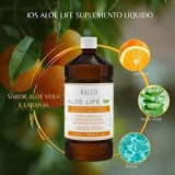 IOS Aloe Life VEGANO Suplemento Pronto Para Beber Com Vitamina C e Sabor Aloe Vera e Laranja 1 Litro Racco Cdigo 978
