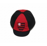 Bon� Tecido 100% Algod�o Modelo Confort�vel Perfeito Para o Dia a Dia do Beb� Tamanhos P, M e G Flamengo