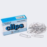 CLIPS NIQUELADO N. 4/0 BACCHI C/50UNID 3cx