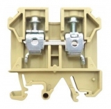 borne de passagem JUT 2-2,5 para cabos at 2,5 mm bege