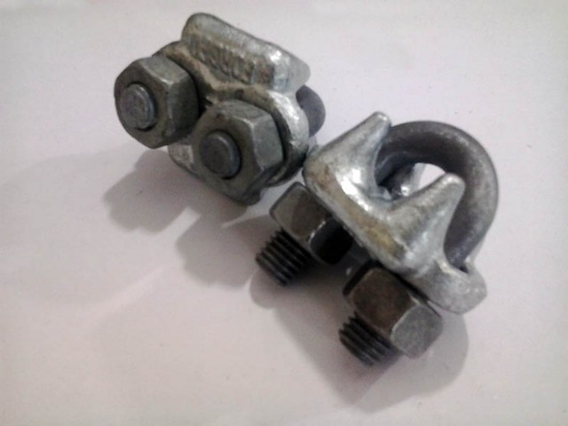 Grampo para Cabo de Ao Pesado 1/2