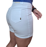 BERMUDA EM SARJA FEMININA DA ZOOMP BARRA ITALIANA-REF.UNI000961