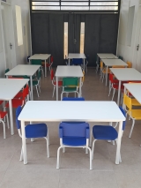 CONJUNTO DE MESA INFANTIL CRIANAS DE 3A 6 ANOS 