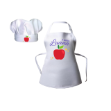 Kit Avental Infantil Oxford 45x50 SEM bolso + Chapu de Chef - Arte: Colorida