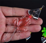 Buzzbait Frog Anti Enrosco - Rosa Gliter