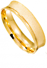 Alianca ouro 18k 5,0 mm Larissa