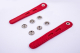 Fecho de Fole Modelo Gota Vermelho Tam.P C�d.1466