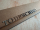 Logotipo Todeschini Avulso modelo 2 c�digo 689 F
