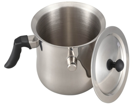 Leiteira a�o inox com apito Belly 2,5 L