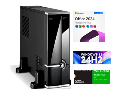Computador Desktop SSD NVME 500 GB, 16 GB RAM, Intel I5 3 ger. WIN 11 + OFFICE 2024