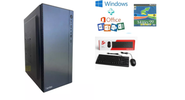 Computador Desktop SSD NVME 256GB, 8 GB RAM, Intel I3 4 ger. WIN 11 + OFFICE 2021+Money99