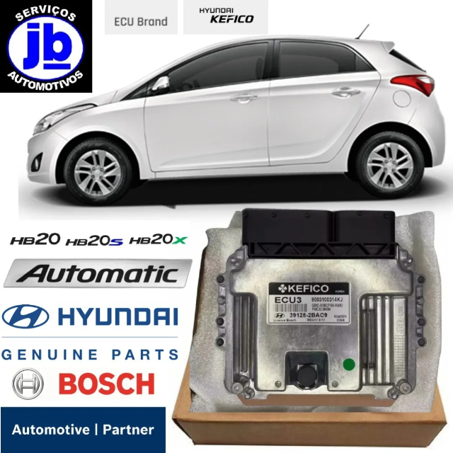 M�DULO DE INJE��O ELETR�NICA HB20 HB20S HB20X ECU3 - 39128-2bac9
