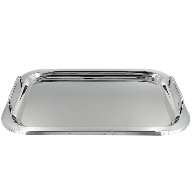 Linda Bandeja retangular prata com al�a 41x29cm cod 4542