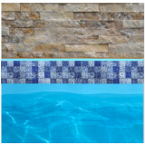 FAIXA BORDA DE PISCINA ADESIVA ESTAMPA DE VINIL HIJAU AZUL LARG. DE 15 CM 