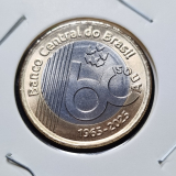 Sache 60 anos do Banco Central - 1 Real 2025
