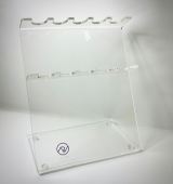 SUPORTE PARA MICROPIPETAS INCLINADO DE ACR�LICO (CAPACIDADE PARA 5 PE�AS) ARV (COD 29026)