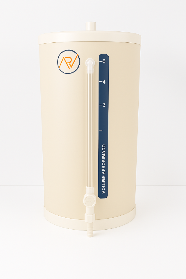 BARRILETE DE PVC PARA �GUA CAPACIDADE PARA 5 LITROS (COD 20537)
