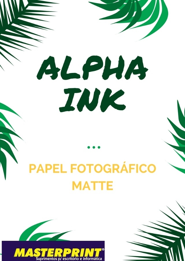 Papel Fotogr�fico Matte 170 Grm A4 - 100 folhas