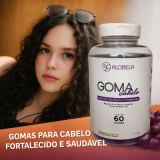 Goma Cabelo Uva 60 gomas Pote