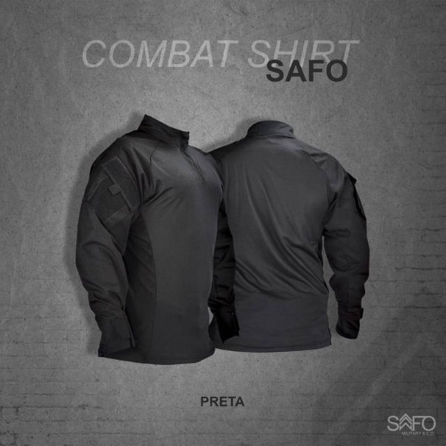 COMBAT SHIRT - BLACK SAFO