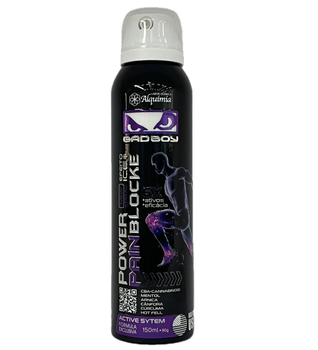 Analg�sico muscular Bad Boy Power Pain Block Aerosol 150ml 