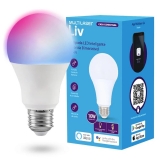 L�mpada LED Bulbo Inteligente Colorida Dimeriz�vel Wi-Fi - Multilaser Liv - SE224