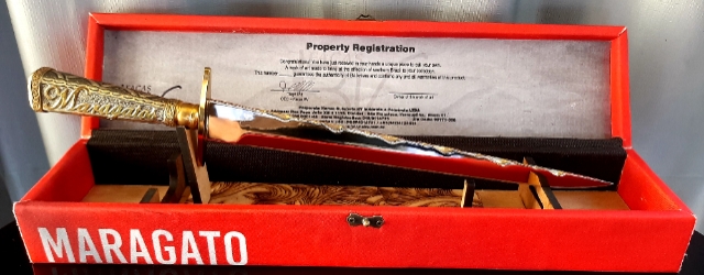 Faca Dourada Maragato 12 Pol. Ao Cirrgico