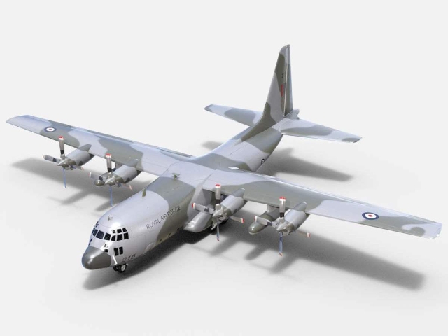  Planta do Aeromodelo Gigante Hrcules C-130.