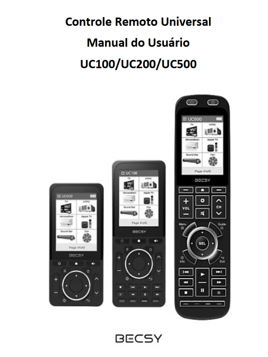 Manual em portugus do controle remoto universal Becsy UC100/UC200/UC500?cache=20250726144619