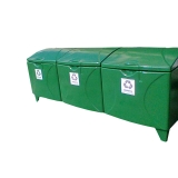 LIXEIRA L2400 3 TAMPAS