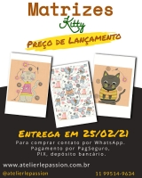 Kit de Matriz para Bordado Eletrnico - Coleo Kitty