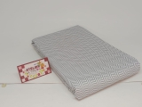Tricoline 100% algodo - Estampa Chevron Cinza